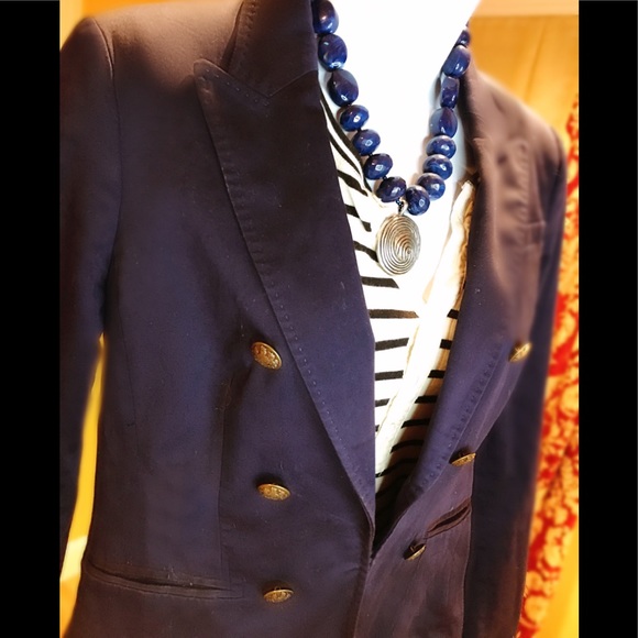 Navy Banana Republic Blazer - Picture 4 of 8
